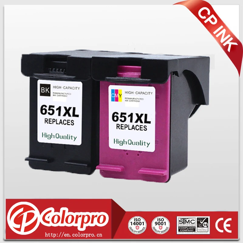 Сменный картридж CP 2PK 651 для HP 651XL чернильный принтера Deskjet 1115 2135 2136 2138 Advantage 5575 5645