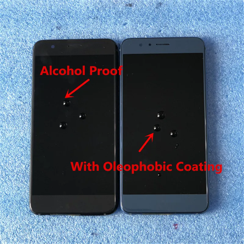 Axisinternational для 5," huawei Honor 8 ЖК-дисплей с рамкой FRD-L19 L09 L14 ЖК-экран+ сенсорная панель дигитайзер Рамка