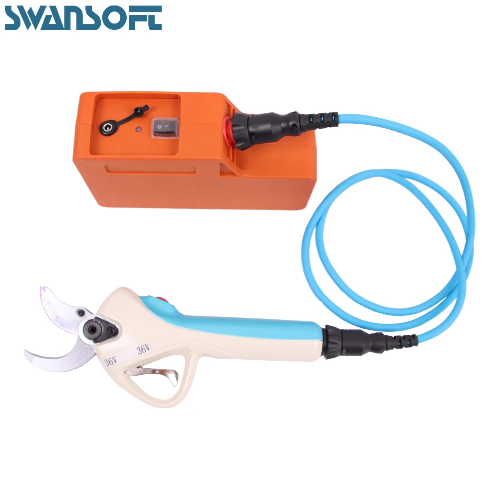 2019 lithium battery scissors Fruit Tree Trimming Electric progressive electric pruning shears 40MM new garden tools | Инструменты