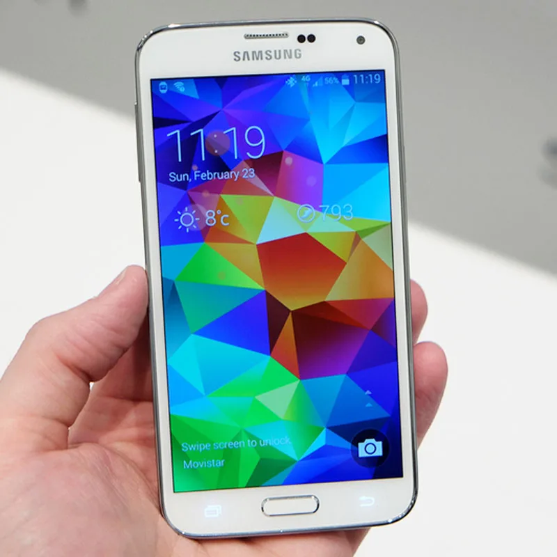 Разблокированный 100% оригинальный мобильный телефон samsung Galaxy S5 G900 с камерой 3g 16MP