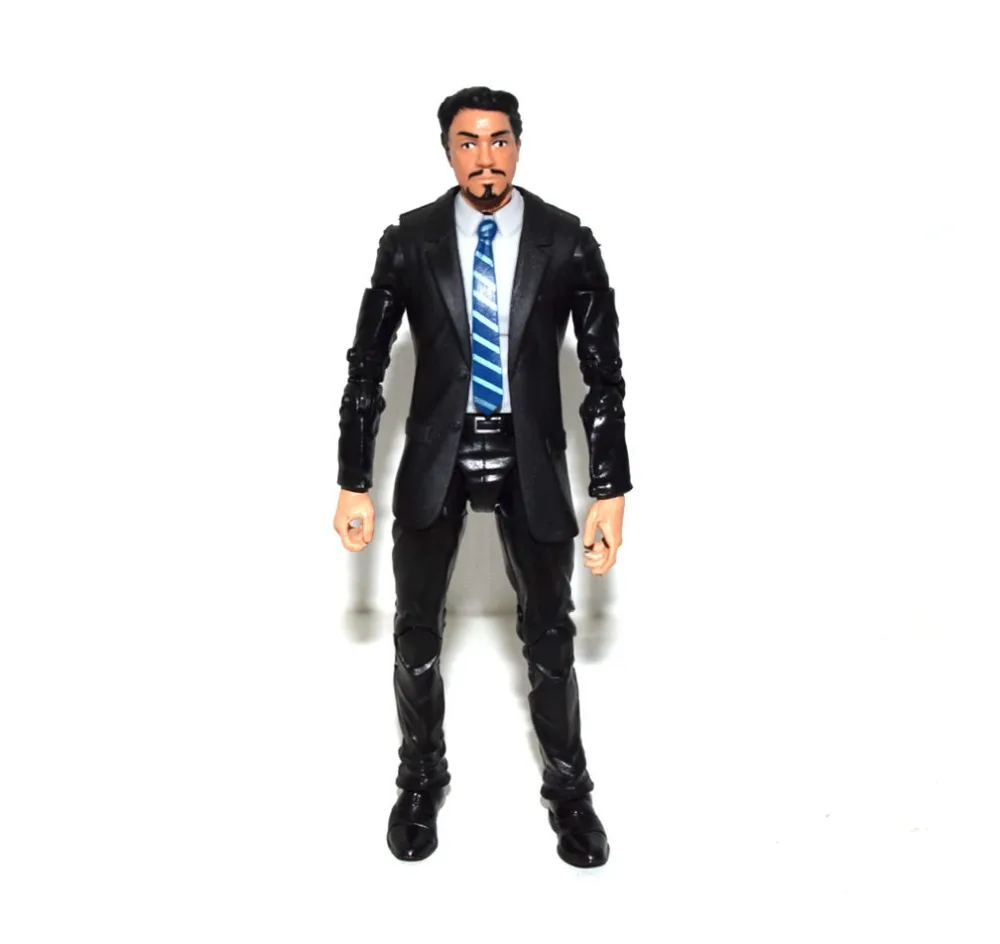 Marvel Legends Тони Старк с головой агента Коулсона черный костюм тела Aveners все новые все различные Фигурки игрушки