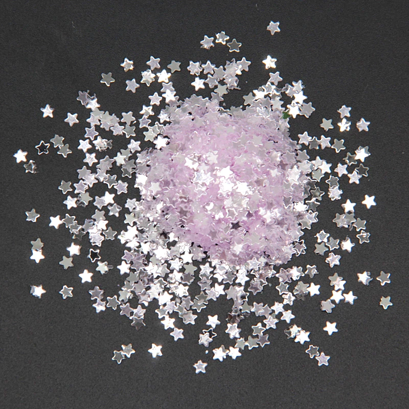 Star ltpurple 4mm Темно-розовый синий микс блесток пайеток 3 мм ультра тонкий блестящая Звезда ПВХ свободные блестки ремесло DIY маникюр Дизайн ногтей украшения 20 г - Цвет: Star ltpurple 4mm
