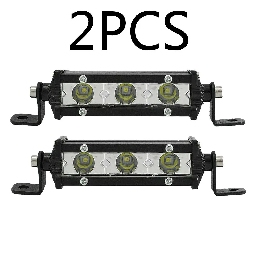 2PCS Auxtings " 4 дюйма 15 Вт точечный Супер Мини Тонкий Однорядный светодиодный светильник-бар рабочий светильник для вождения внедорожника 12 В 24 В для Jeep 4X4 4WD - Цвет: 2PCS