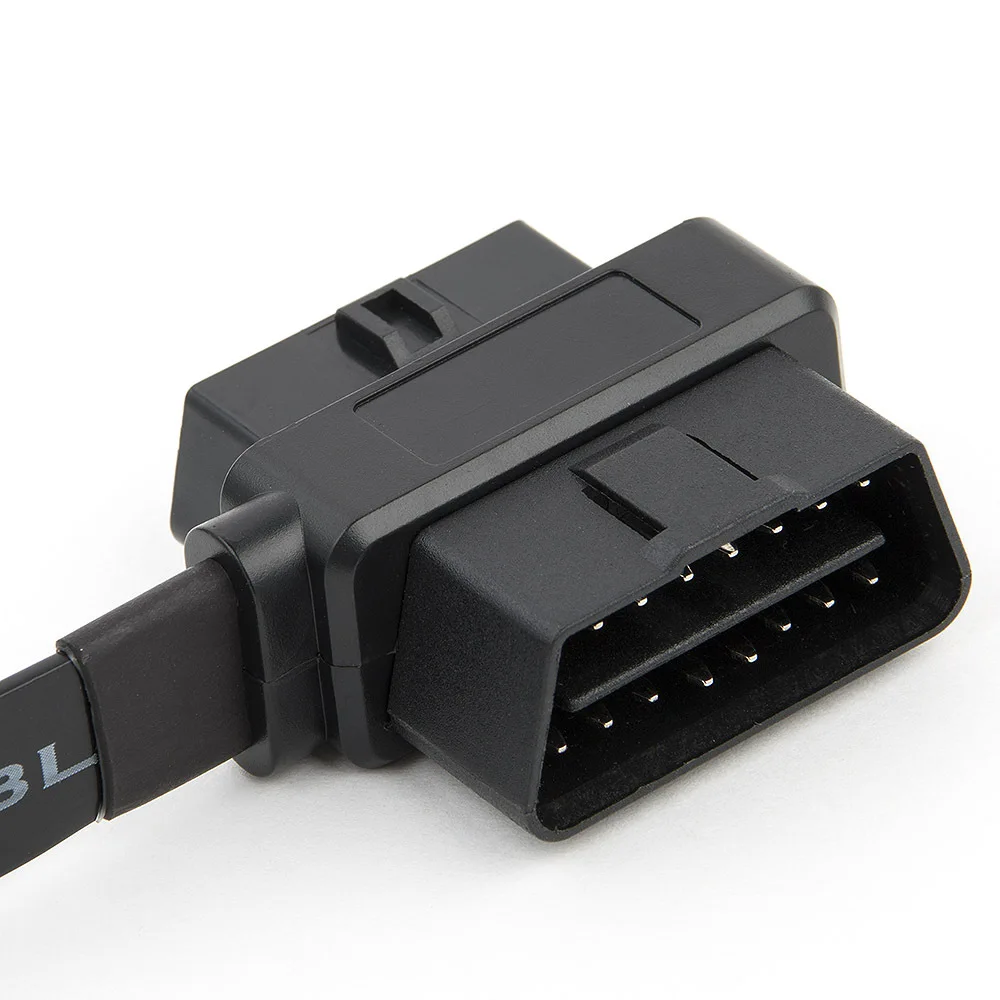 60 см ультра тонкий 2 в 1 OBDII OBD2 кабель 16 Pin женский и мужской/женский соединительный кабель разветвитель удлинитель