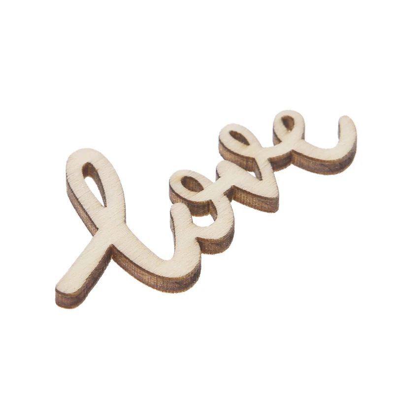 Деревянный стол для влюбленных 15 шт./компл. с конфетти рассеиватель винтажный