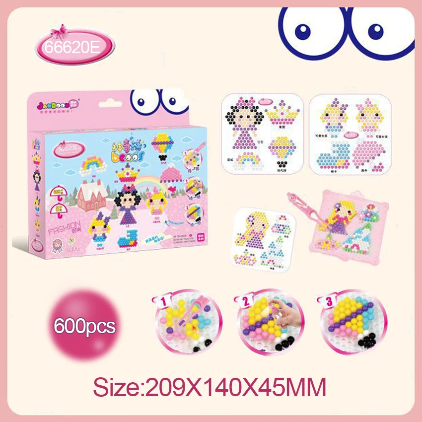 DOLLRYGA 66620 We are Girl подарочный набор 5 мм водный спрей Аква Перлен волшебные шарики развивающие 3D Пазлы аксессуары комплект для детей