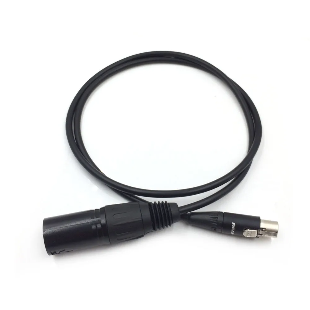 ARRI Alexa Cameras to TVlogic Monitor 12V кабель питания монитора XLR 4 Pin Male Neutrik REAN RT4FC-B Mini Plug pin |