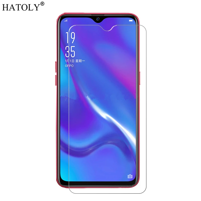 OPPO-Protector de pantalla de vidrio templado para m&oacute;vil Realme 2 Pro, pel&iacute;cula de vidrio templado 9H para OPPO Realme 2 Pro, 2 uds.-0