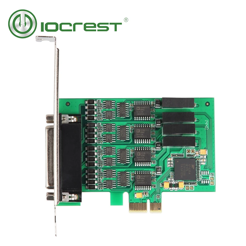 IOCREST PCI Express 4 порта Высокоскоростной RS422 RS485 многосерийный PCIe Industrial I/O карта Exar 17V354 с низкопрофильным