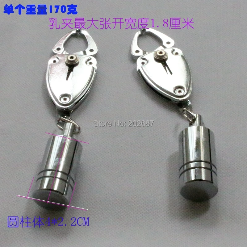 Последние металл рыба стиль тяжелая зажимы для сосков / соска клипы груди