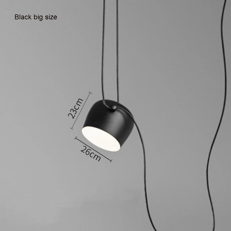 black big size Artpad промышленный подвесной светильник-паук для дайвинга, ресторанов, кухонные подвесные светильники, белый, черный, E27 светодиодный подвесной светильник - Цвет корпуса: black big size