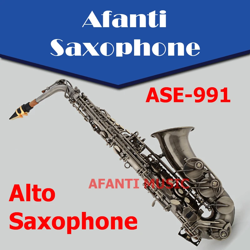 

Afanti Music Eb tone / Brass body / Gold Lacquer Alto Saxophone (ASE-991)