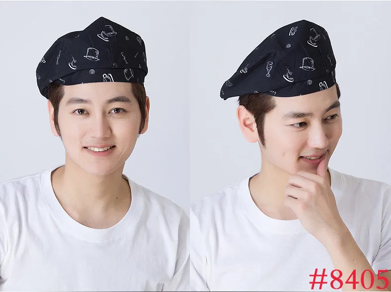 2017 Распродажа Новая саржевая Мужская хлопчатобумажная форма шеф-повара кепка