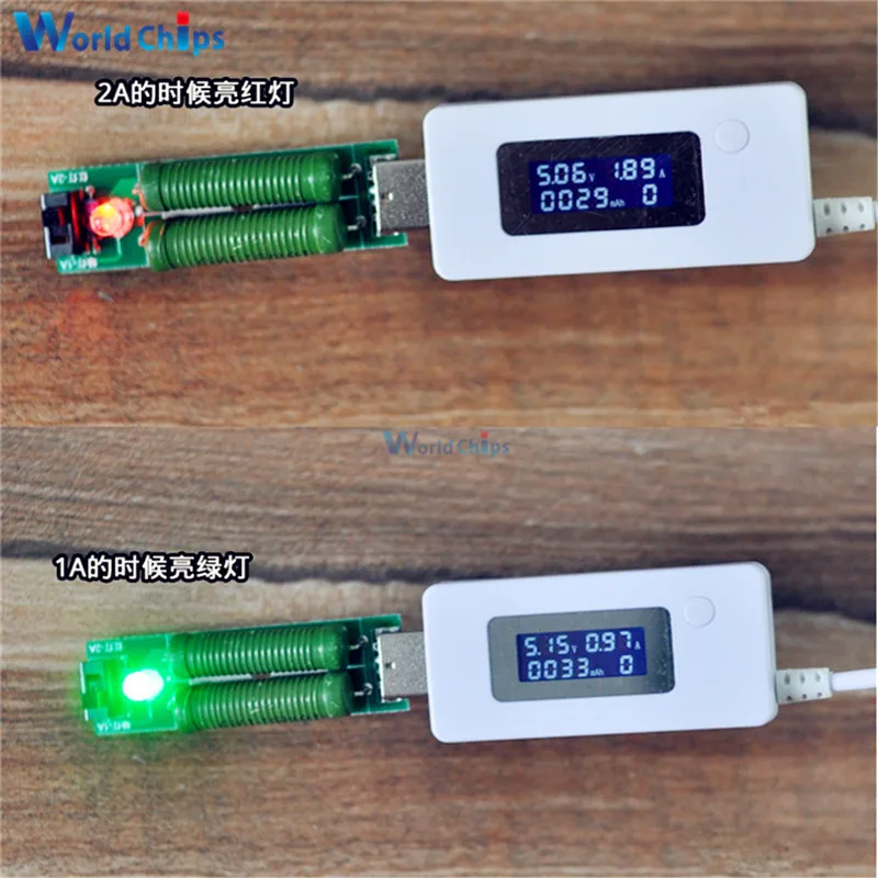 Резисторы питания с USB разрядом и сопротивлением нагрузке испытательный