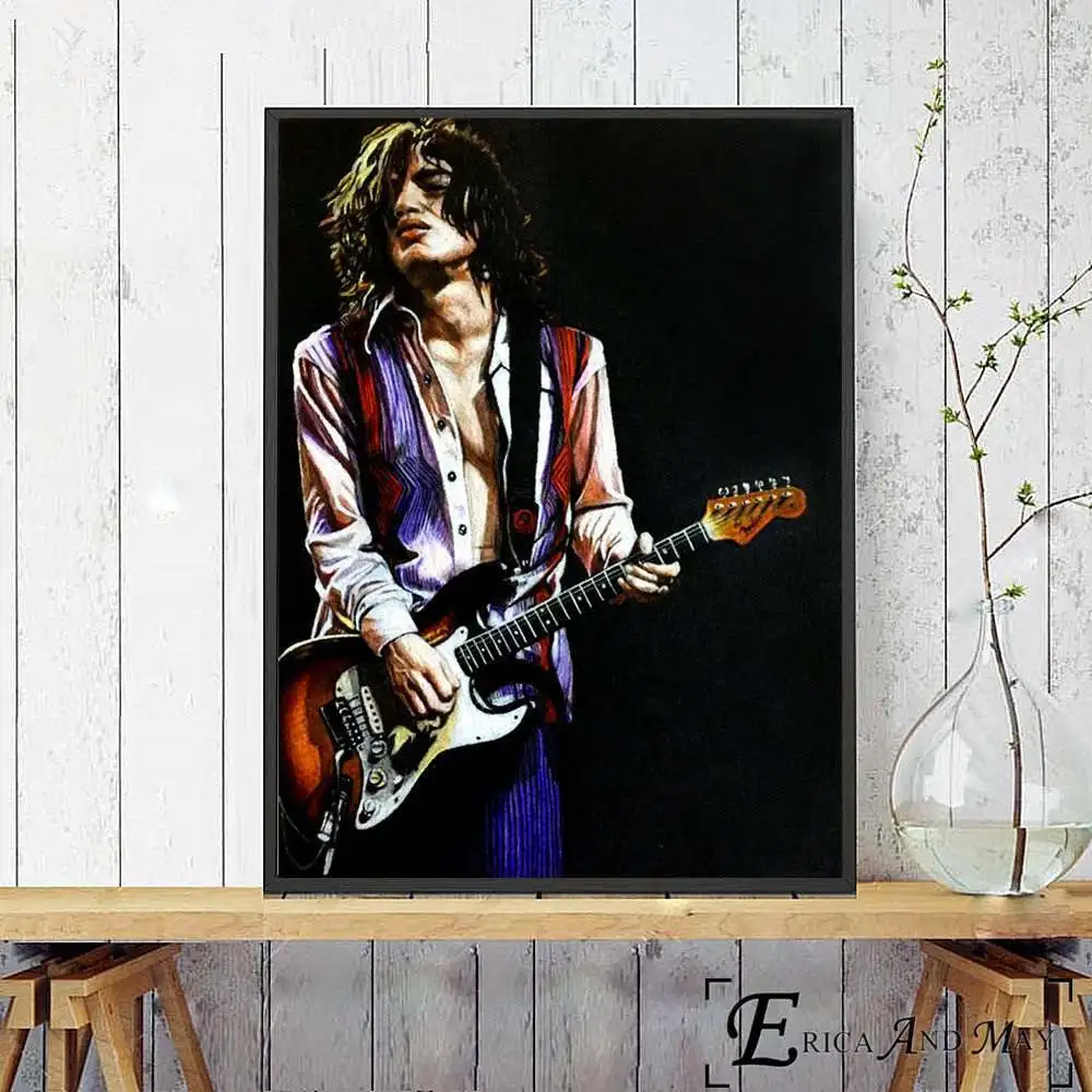 5 John Frusciante фигурка гитара шоу Печать на холсте Современная живопись плакаты настенные художественные картины для украшения гостиной без рамки - Цвет: 5