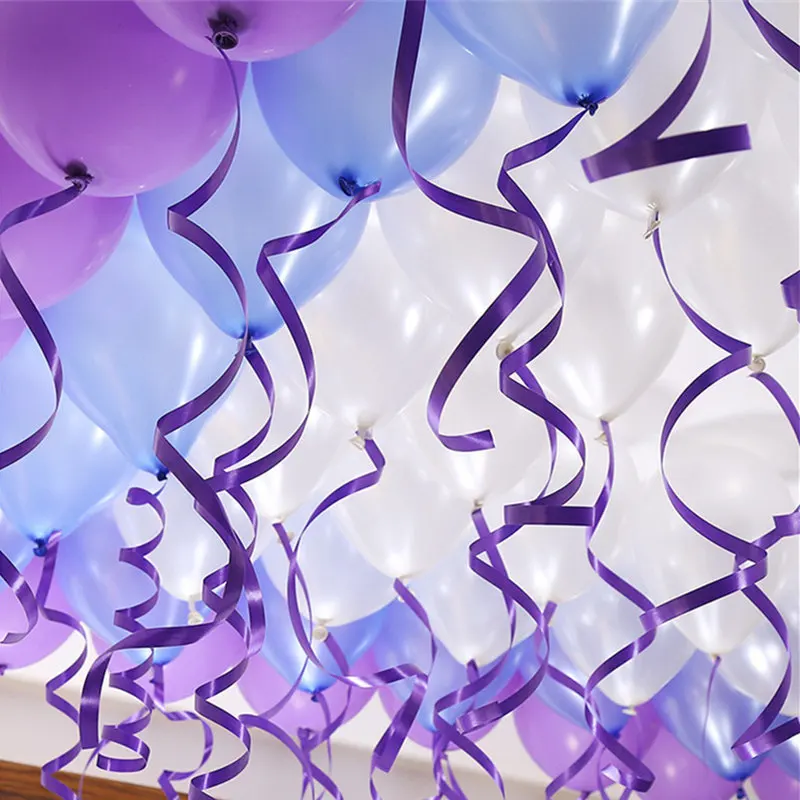 Новые воздушные шары маленькая лента 6 шт ширина 5 мм длина 10 мтеры розовое золото