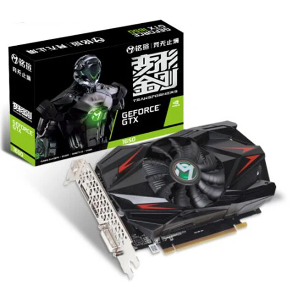 Оригинальная видеокарта MAXSUN Nvidia GeForce GTX 1650 Transformer 4G для игр 1485 МГц GDDR5 DP HDMI DVI
