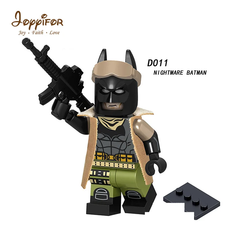 Joyifor hero совместимый пистолет Бэтмен Каратель Tony черный серийный босс