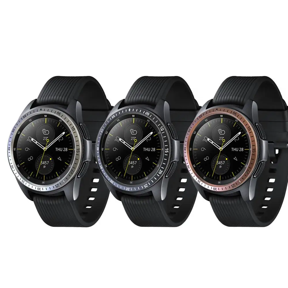 Для Samsung Galaxy Watch 42/46 мм Безель кольцо клейкая крышка против царапин роскошные