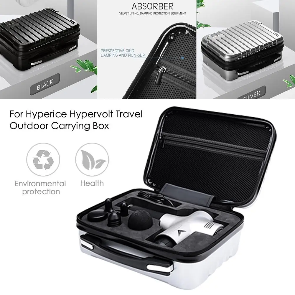 For Hypervolt Fascia Massager Storage Bag Portable Protective Case Waterproof Scratch Proof Anti Shock Accessories |