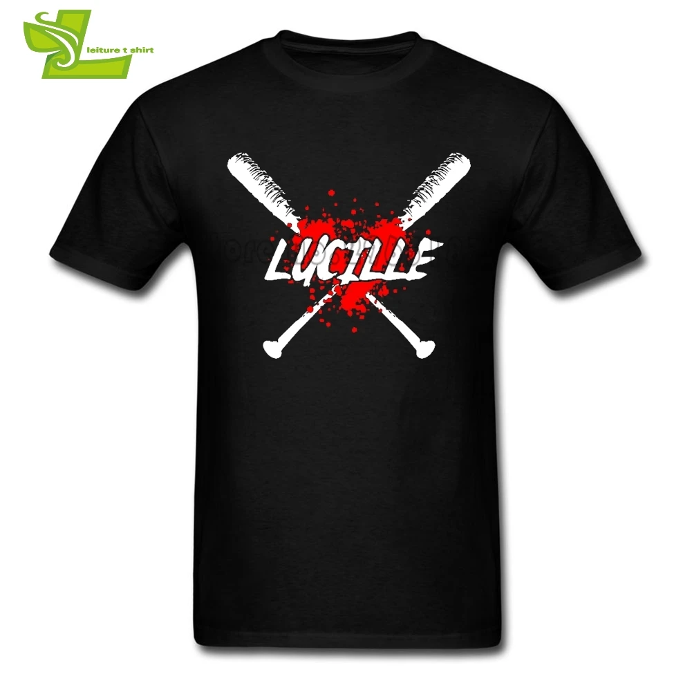 Футболка Lucille с изображением кроссбойцов брызг крови ходячих мертвецов Negan