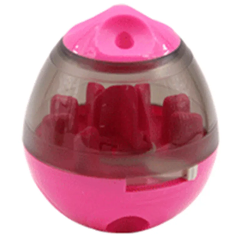 rose red KEMISIDI Угощение для собак интерактивный диспенсер для еды мяч для медленного кормления мячик для собаки мячик для корма для жевания корма для собак Pet IQ мяч для игры - Цвет: rose red