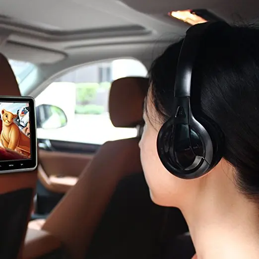 IR Infrared Wireless headphone Stereo Foldable Car Headset Headphones Indoor Outdoor Music Headphones TV headphone enlarge