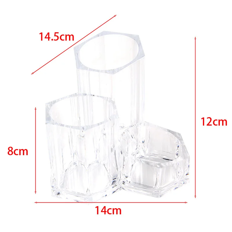 

Clear Acrylic Makeup Brush Storage Box Cosmetic Brush Eyeliner Storage Rack Makeup Tool
