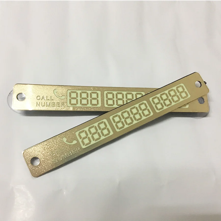 2016 Временная Автостоянка карта теле телефонная карточка уведомления ночник