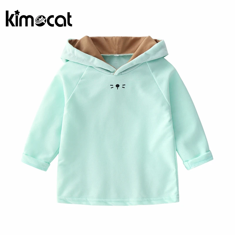 Kimocat Одежда для новорожденных мальчиков и девочек толстовки с длинным рукавом
