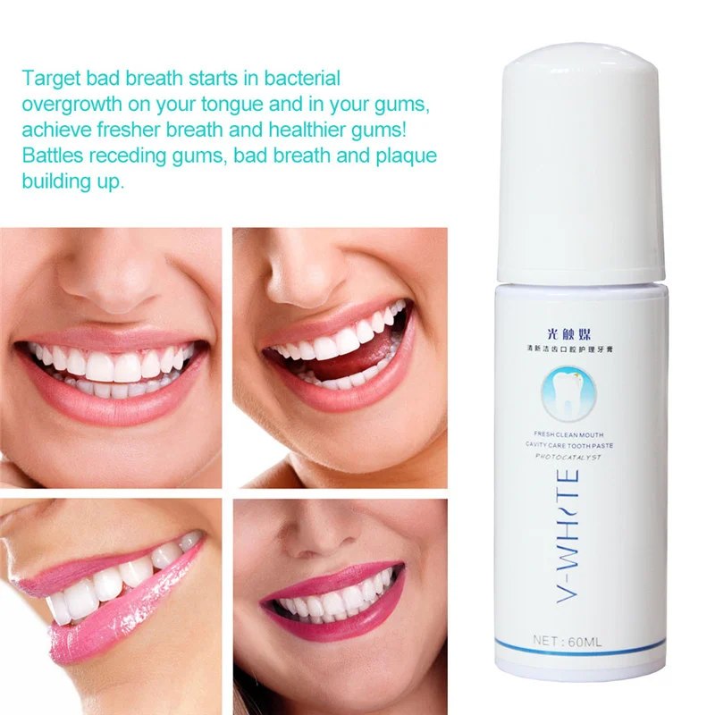 

1 Pcs Toothpaste Foam Cleaning Whitening Tooth Mouth Wash Liquid Oral Hygiene Effective Tooth Whitening Foam Toothpaste Rcommend