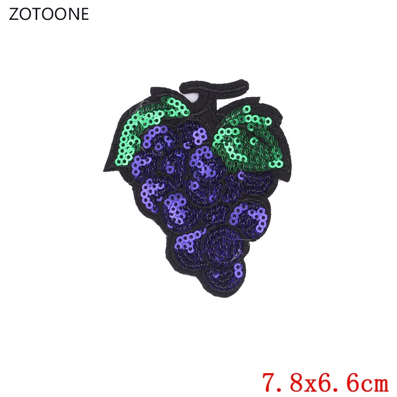 ZOTOONE 1 шт. крутой Череп Скелет блестки нашивка дешевые вышитые нашивки пришить