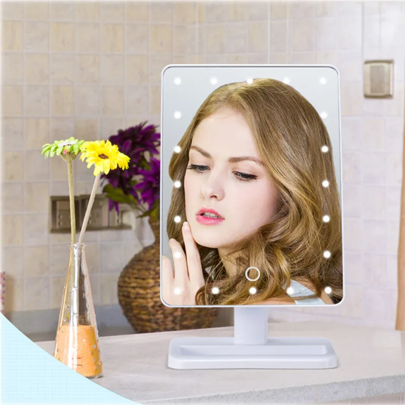 Зеркало для макияжа с 21 светодиодной подсветкой/Зеркало туалетного столика