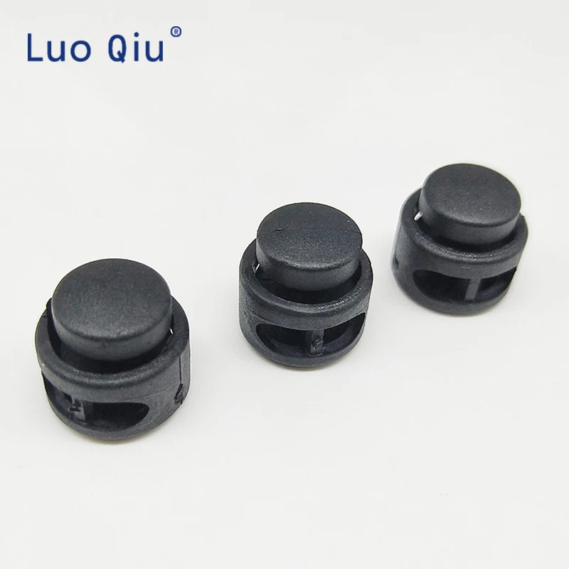 

20pcs Plastic spring cord lock diy accessories bell elastic adjust stopper rope lock button seduced bac