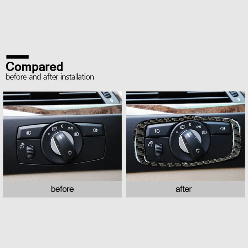 Автомобильная фара дневного света из углеродного волокна для BMW 5 серии E60 2008