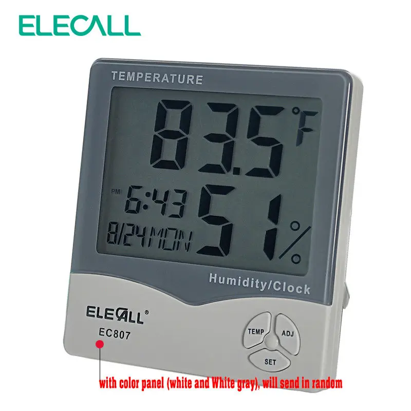 ELECALL EC807 высокоточный электронный измеритель температуры и влажности термометр
