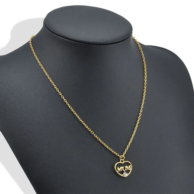 Лучший подарок на день матери 2 цвета полое сердце Мама Любовь Сердце