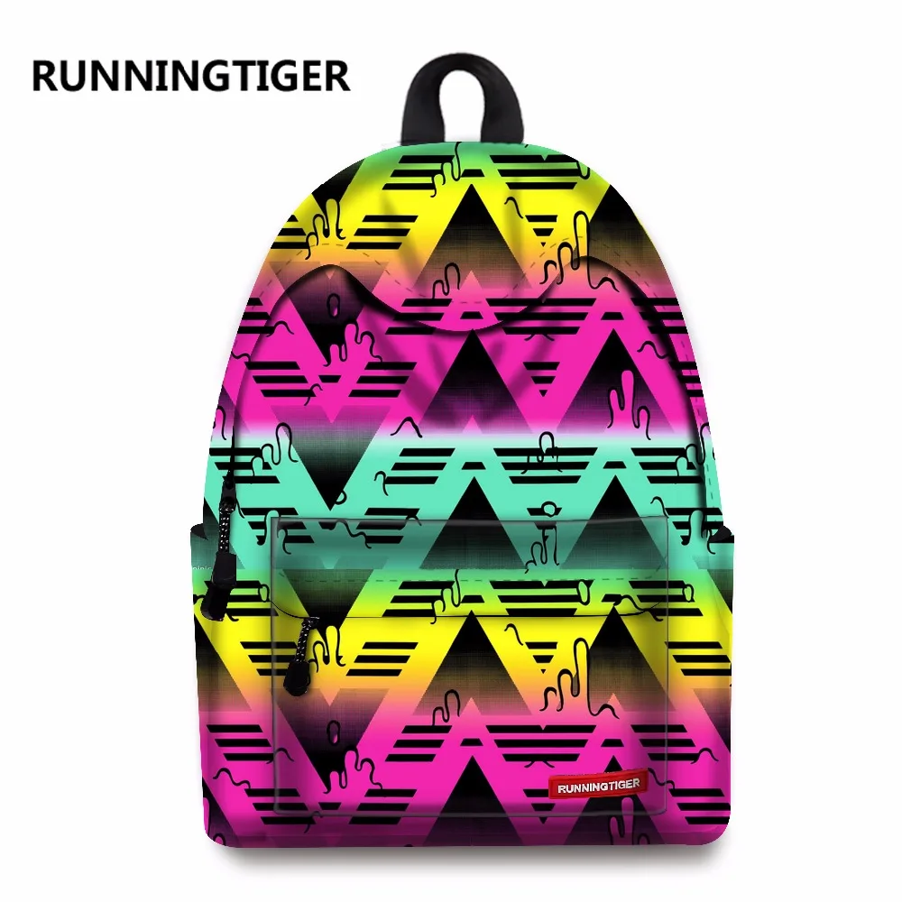 

RUNNINGTIGER женский рюкзак с принтом, школьные сумки для девочек-подростков, школьные рюкзаки, дорожная сумка, женские повседневные Рюкзаки