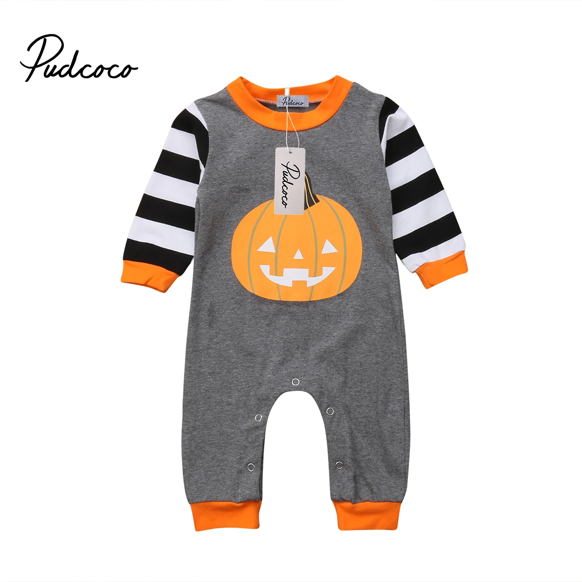 Милый Одежда для малышей Новинка маленьких мальчиков и девочек с длинным рукавом