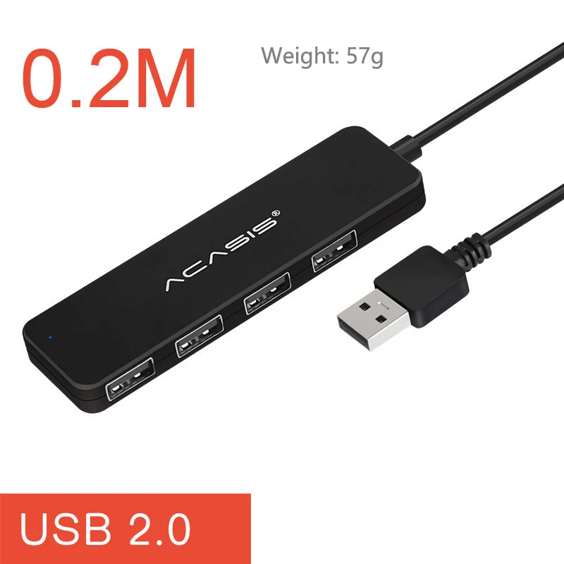 Концентратор USB 4 порта s Usb внешний разветвитель с портом Micro- зарядка для Imac