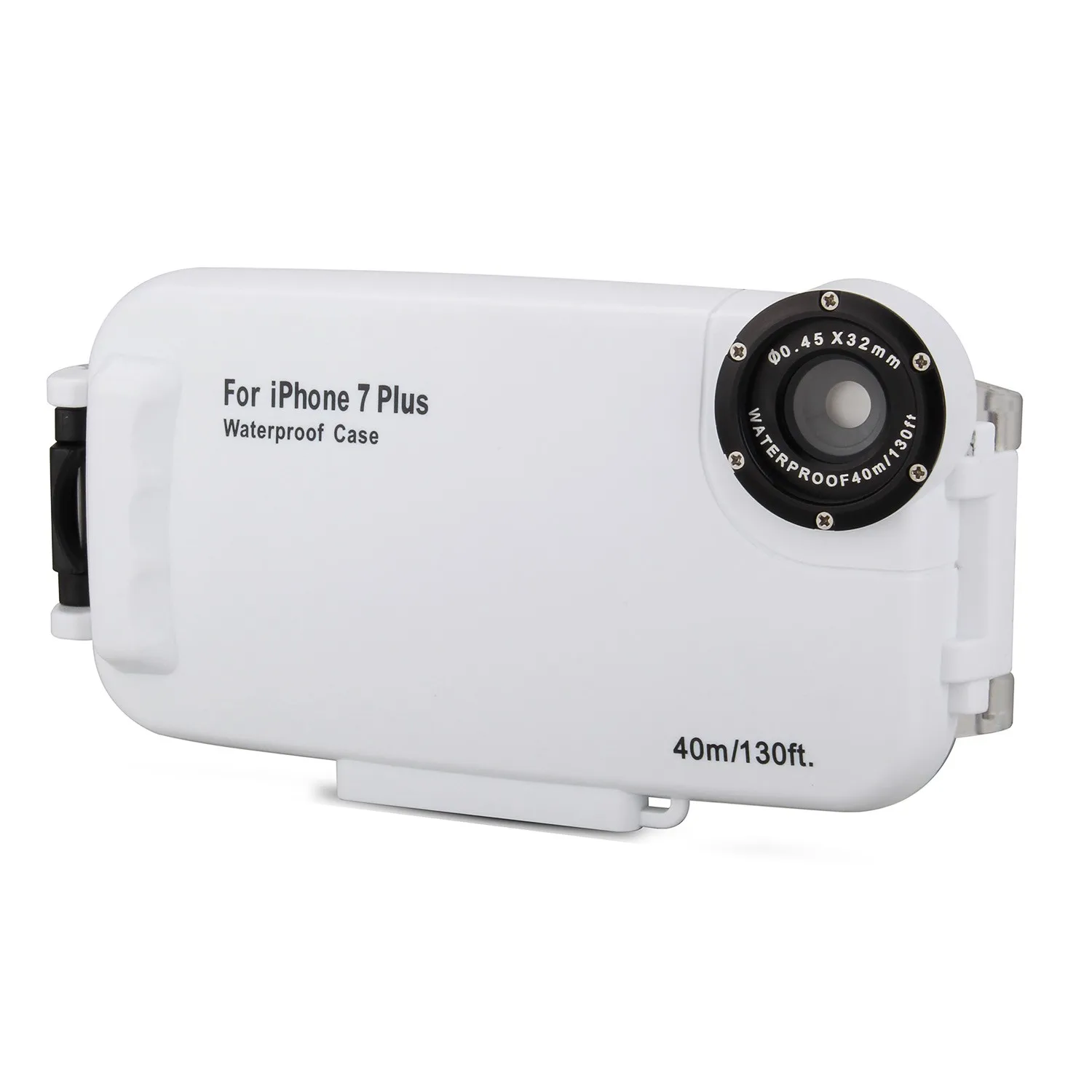 Meikon EasyDive 40m/130ft Waterproof Underwater Diving Housing Case for iPhone 7 Plus Photo Shooting - White Black | Электроника