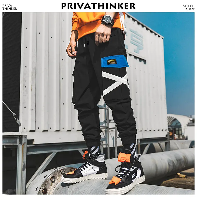 Privathinker дизайнерские беговые штаны для мужчин 2018 s хип хоп походные Мужские