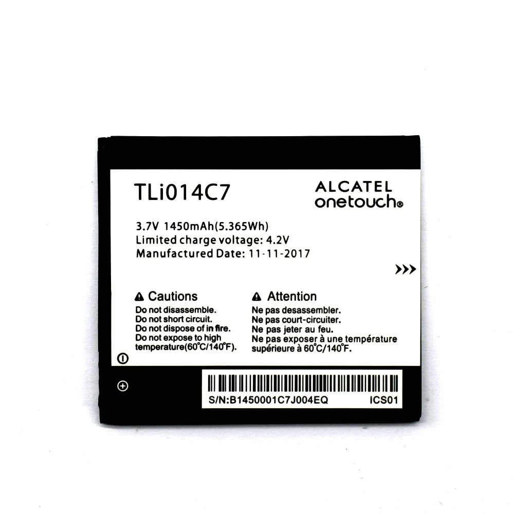 Новый аккумулятор 1450mAh TLi014C7 для Alcatel OneTouch Pixi First 4024D 4 0 &quotмобильного телефона +