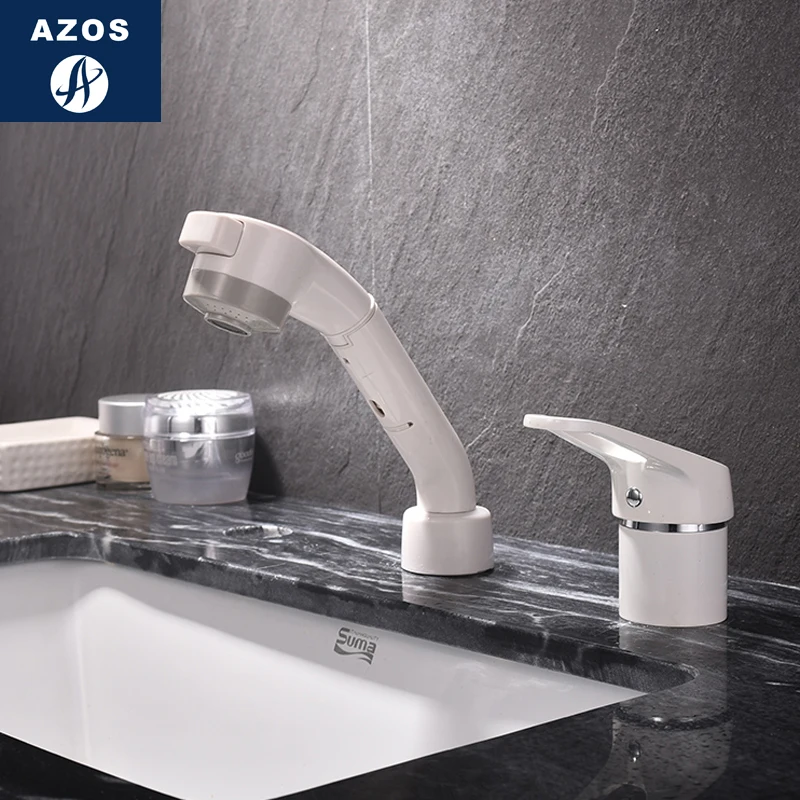 Azos выдвижной кран вращающийся смесительный клапан латунный ХРОМ переключатель