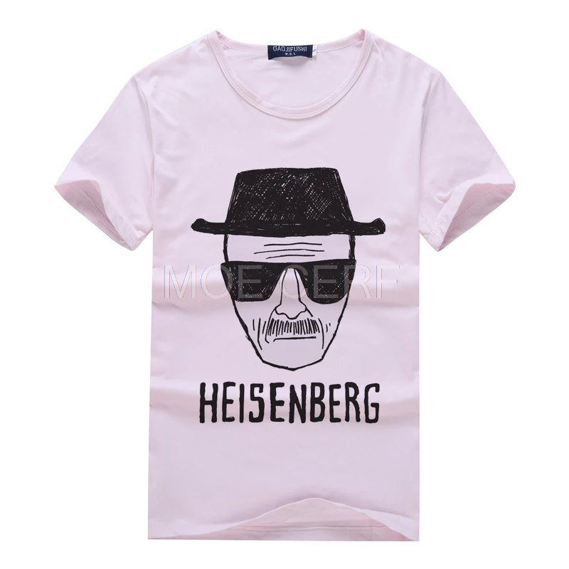 Модный чехол с принтом во все тяжкие футболки для мужчин Гейзенберг Camisetas Hombre