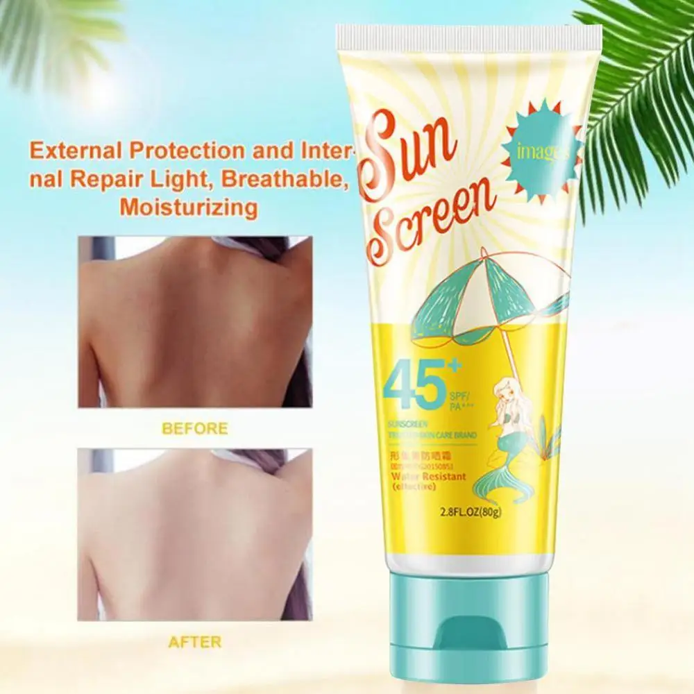 Изображения солнцезащитный крем для лица SPF30 + изоляция УФ тела водостойкий