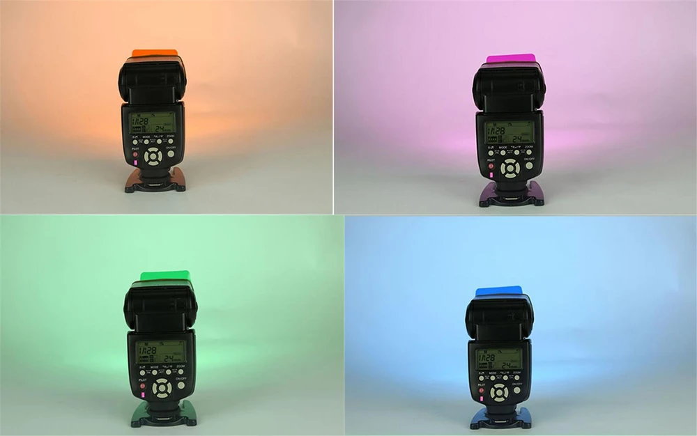 20 шт. цветной фотографический фильтр цветных гелей для Canon Nikon Yongnuo Flash Nissin Speedlite|gel