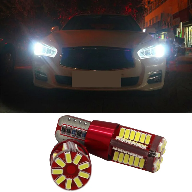 2x Canbus W5W LED T10 3014 автомобильные габаритные огни парковочные для Infiniti FX35 Q50 G35 FX QX70 G37