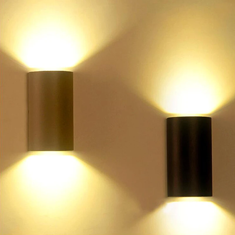 LED-лампа 10 Вт, наружный светильник ночного освещения, наружные настенные лампы, водонепроницаемая, IP65, для паркового ландшафта, балкона, прохода, крыльца, сада, квадратного двора - изображение