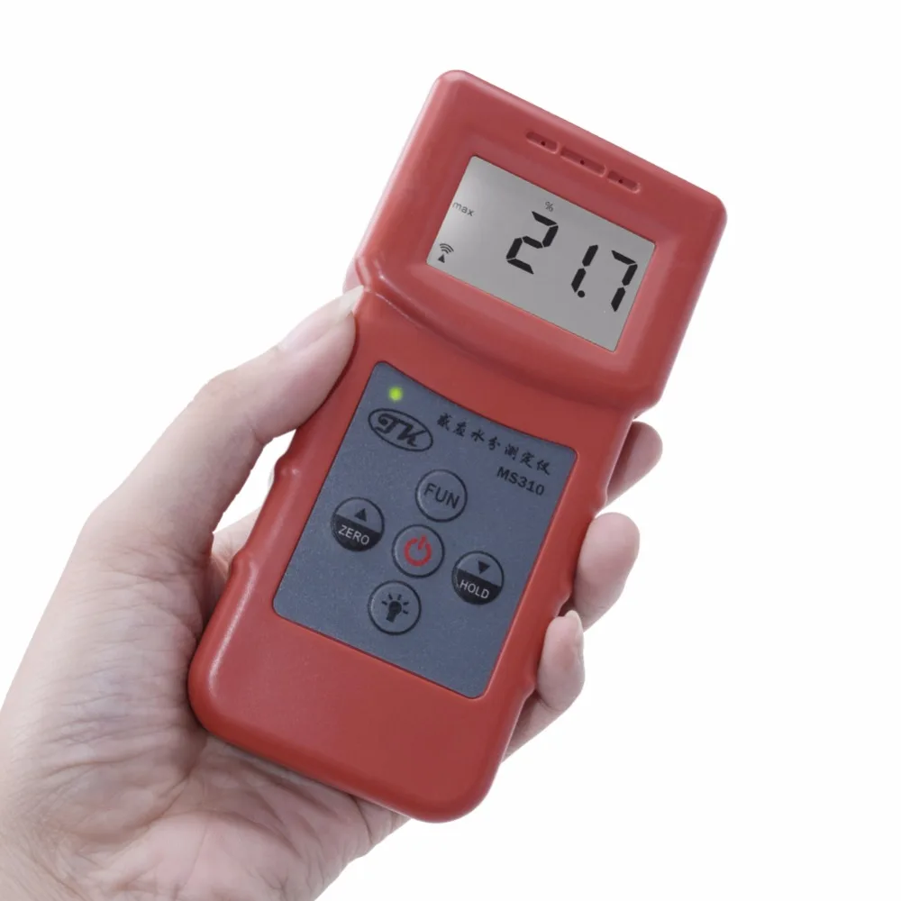 100% новый Индуктивный анализатор влажности MS310 измеритель древесины для